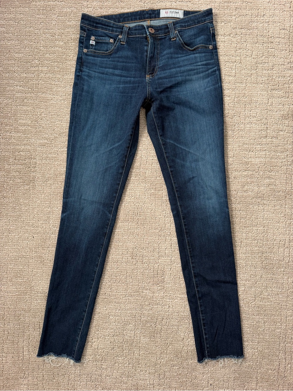 AG Adriano Goldschmied Dark Blue Skinny Jeans